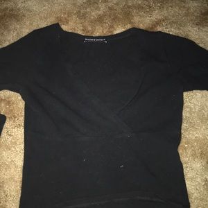 Amara black long sleeve top